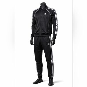 Adidas Black and White Athletic Set